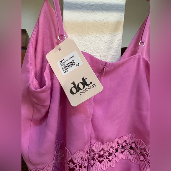 Brazilian Romper Dress Violet Lilac XS - Picture 6 of 7